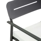 Salón de jardín de aluminio con diferentes acabados - Souvenir Viadurini