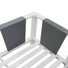 Salón de jardín de aluminio - Pasteles Viadurini