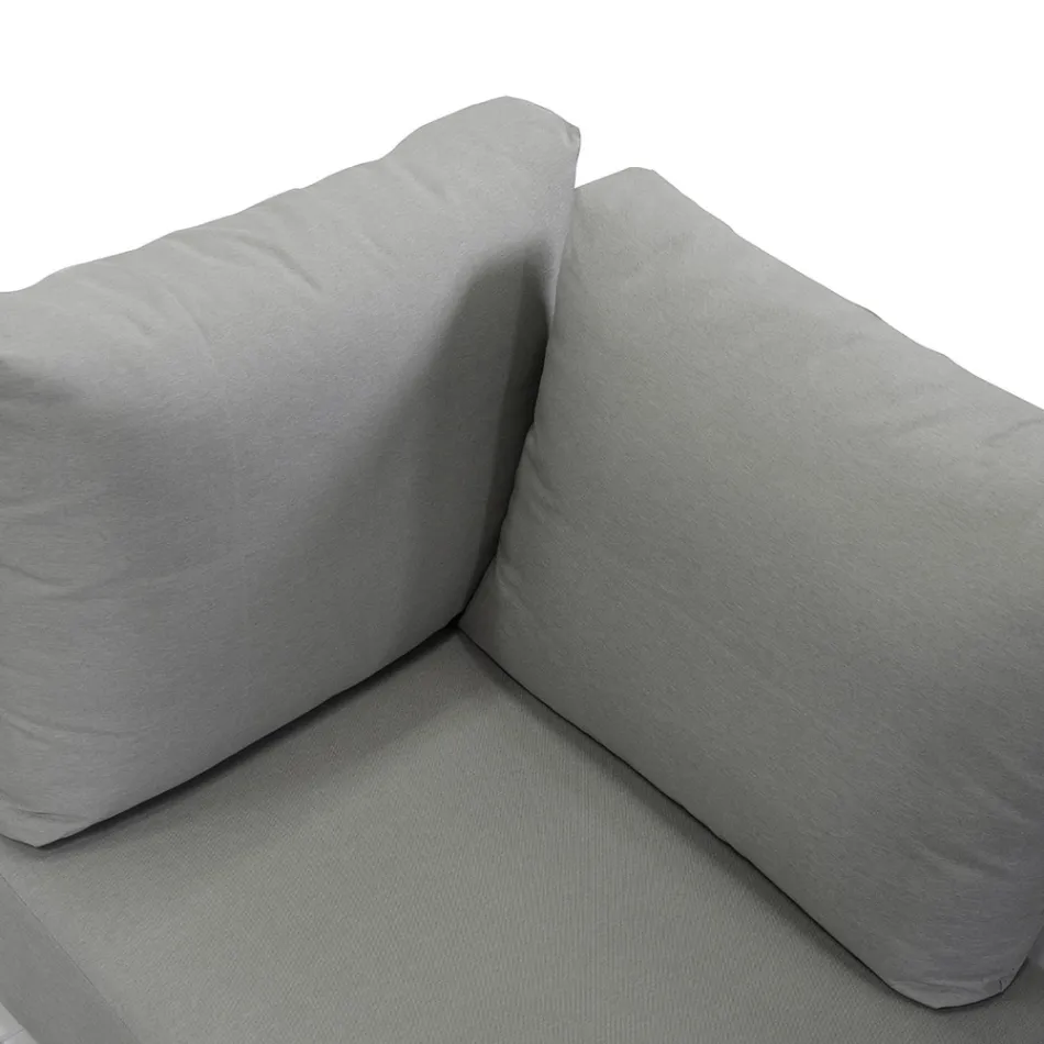 Salón de jardín de aluminio - Pasteles Viadurini