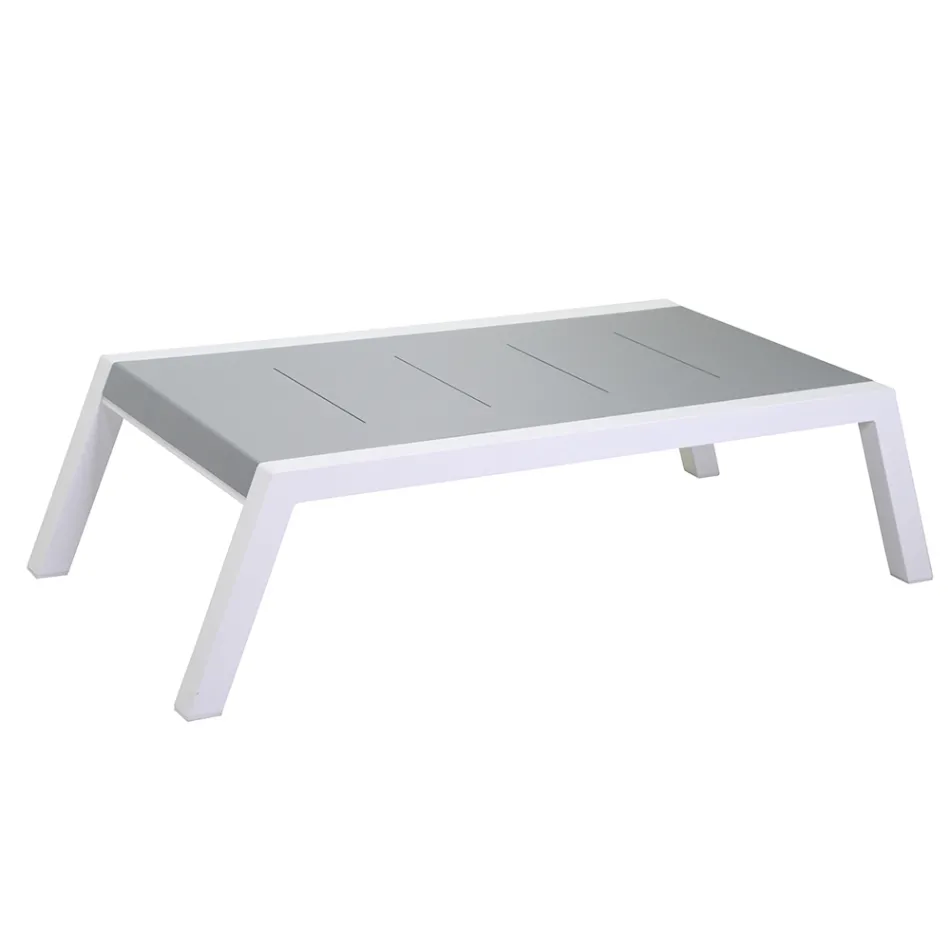 Salón de jardín de aluminio - Pasteles Viadurini