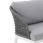 Salón interior y exterior con 2 sillones, 1 sofá y 1 mesa de centro - Sortir Viadurini