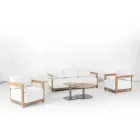 Salón de aluminio con transferencia térmica efecto madera - Camper Viadurini