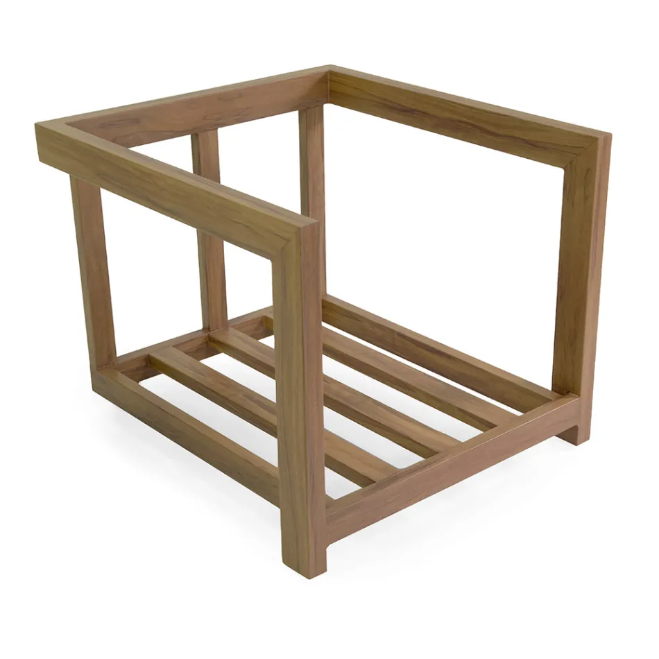 Salón de aluminio con transferencia térmica efecto madera - Camper Viadurini