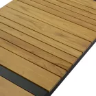 Salón de aluminio con detalles de teca brasileña - Diario Viadurini