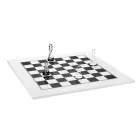 Tablero de ajedrez moderno de plexiglás negro o blanco hecho en Italia - Checkmate Viadurini