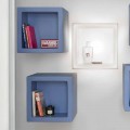 Estantería de color de cubo Slide Open Cube de diseño moderno hecho en Italia