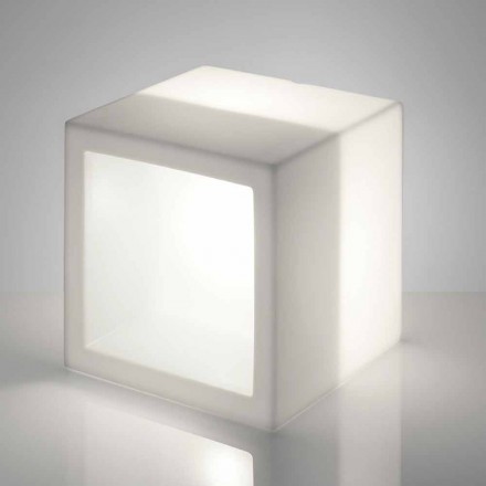 Estante luminoso de cubo Slide Open Cube de diseño moderno hecho en Italia Viadurini