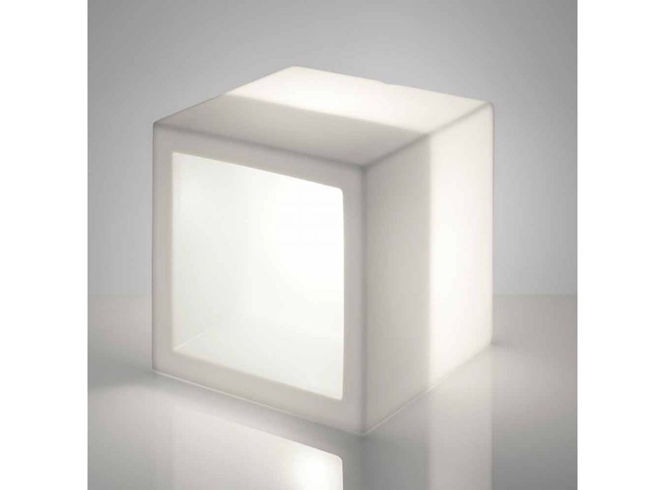 Estante luminoso de cubo Slide Open Cube de diseño moderno hecho en Italia Viadurini