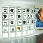 Estante luminoso de cubo Slide Open Cube de diseño moderno hecho en Italia Viadurini