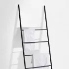 Escalera de toalla de diseño moderno en metal blanco o negro - Oppalà Viadurini