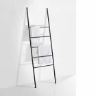 Escalera de toalla de diseño moderno en metal blanco o negro - Oppalà Viadurini