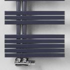 Calentador de toallas de baño de diseño moderno en acero a 386 vatios - Pavo real Viadurini