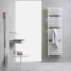 Calentador de toallas de baño hidráulico de diseño vertical en acero 1013 W - Griffin Viadurini