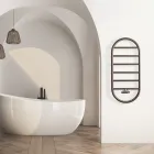 Calentador de toallas de diseño "All Round Bubble" en acero fabricado en Italia - Liso Viadurini