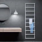 Calentador de toallas eléctrico con elementos circulares Made in Italy - Fresa Viadurini