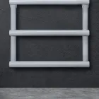 Calentador de toallas eléctrico con elementos circulares Made in Italy - Fresa Viadurini