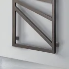 Calentador de toallas eléctrico con elementos cuadrados Made in Italy - Almendras Viadurini