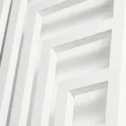 Calentador de toallas eléctrico de acero con diseño moderno fabricado en Italia - Potentia Viadurini