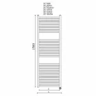 Secatoallas Eléctrico para Baño Diseño Vertical en Acero 300 W - Italo Viadurini