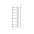 Secatoallas hidráulico con colectores verticales Made in Italy - Ginger Viadurini