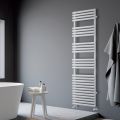 Calentador de toallas hidráulico en acero con acabado blanco puro Made in Italy - Limón