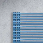 Calentador de toallas de acero al carbono con sistema hidráulico - Peanuts Viadurini