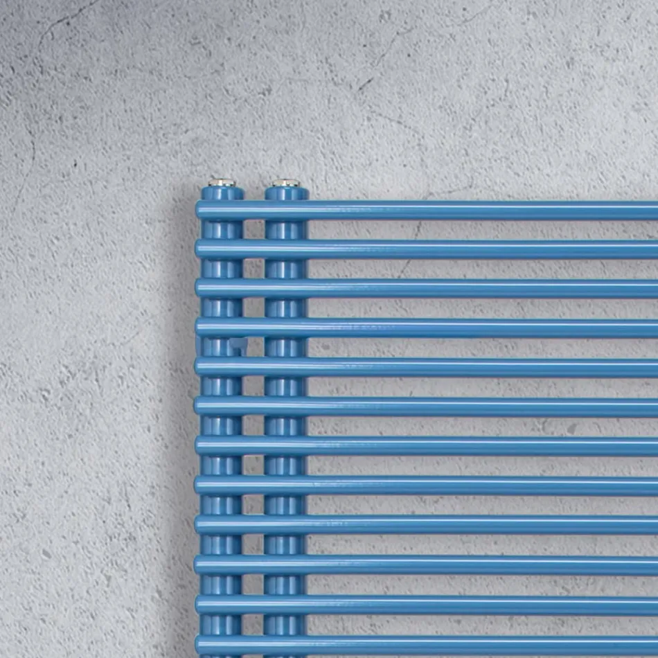 Calentador de toallas de acero al carbono con sistema hidráulico - Peanuts Viadurini