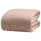 Calentador de cama doble de 350 gr/m2 en puro algodón teñido en prenda - Delicacy Viadurini