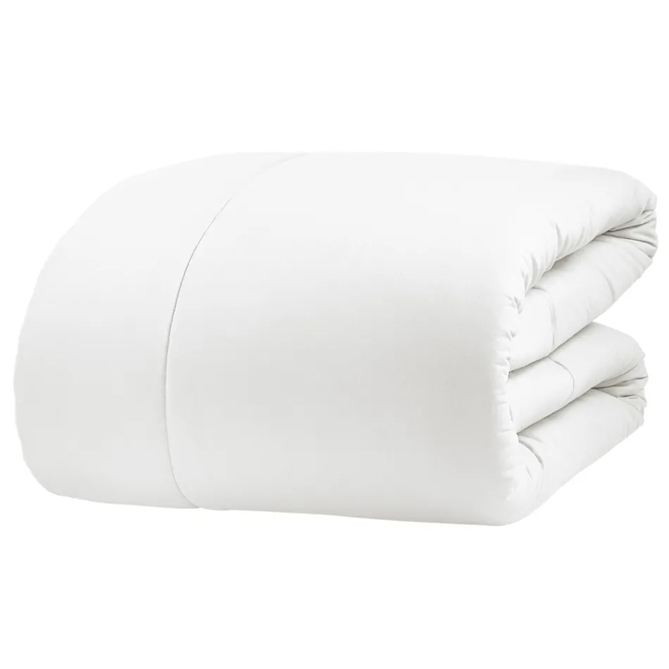 Calentador de cama doble de 350 gr/m2 en puro algodón teñido en prenda - Delicacy Viadurini