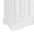 Zapatero con 1 cajón y 2 puertas de madera Made in Italy - Lasa Viadurini