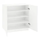 Mueble Zapatero para Salón con 2 Puertas en Melamina Made in Italy - Popilio Viadurini