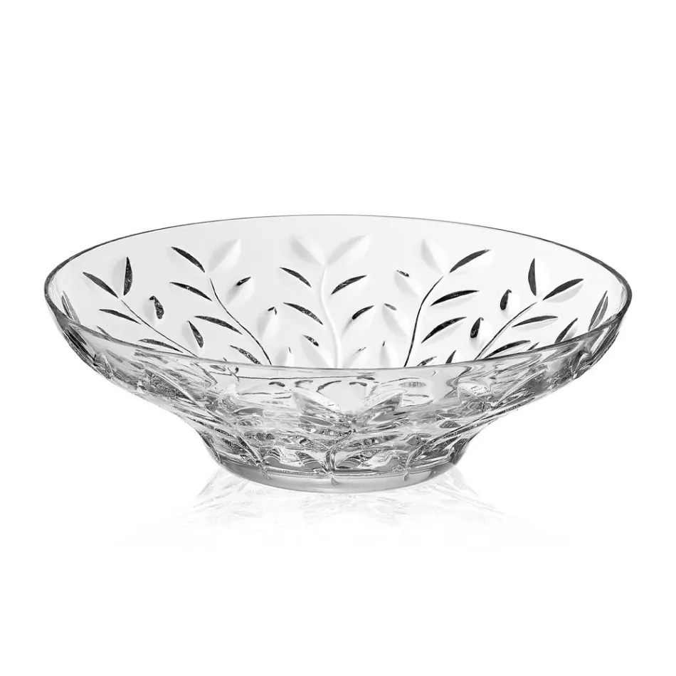 Caja de Dulces y Centro de Mesa de Cristal Ecológico 2 Piezas - Magnolio Viadurini