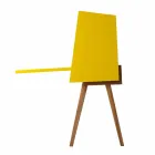 Escritorio de madera de múltiples capas de diseño Grilli Hemingway made Italy Viadurini