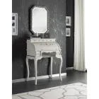 Escritorio clásico de 5 cajones en madera e incrustaciones Made in Italy - Hastings Viadurini