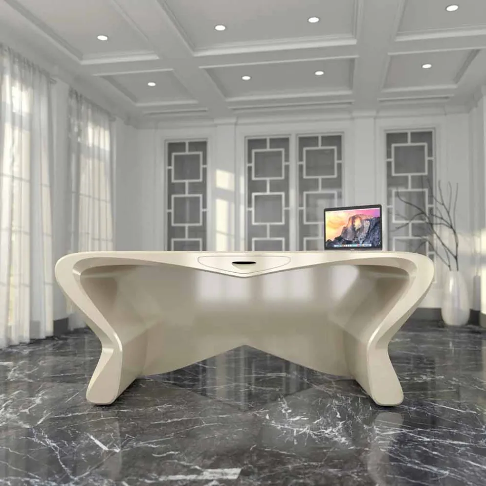 Escritorio de diseño moderno hecho en Italia, Popoli. Viadurini