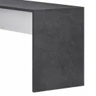 Escritorio de Oficina Angular en Madera Melamina 2 Acabados - Analuisa Viadurini