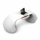 Escritorio de oficina de diseño moderno hecho en Italia, Telese Viadurini