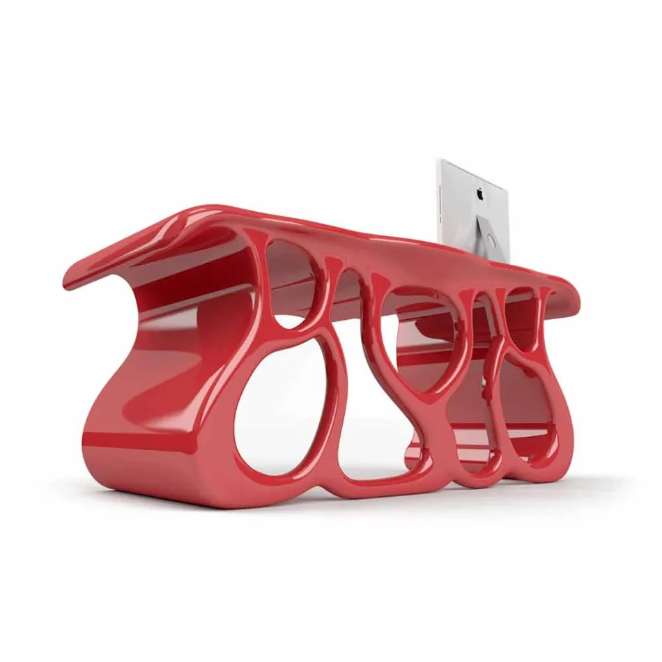 Escritorio de oficina de diseño moderno producido en Italia, Mirto Viadurini