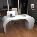 Moderno escritorio de oficina hecho en Italia, Miglianico.