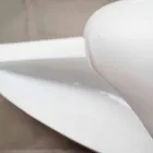 Escritorio de oficina de diseño moderno Boomerang hecho en Italia Viadurini