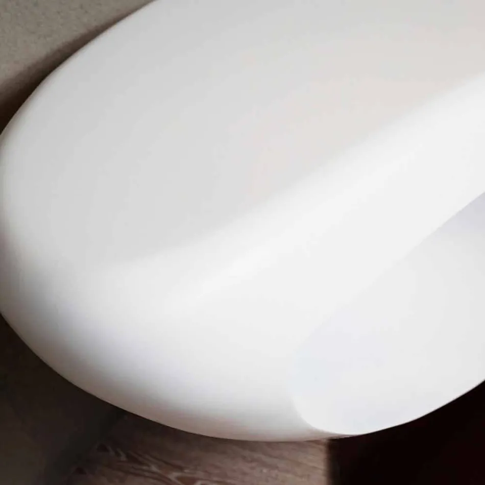 Escritorio de oficina de diseño moderno Boomerang hecho en Italia Viadurini