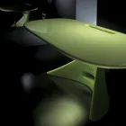 Escritorio Karim Rashid en resina - Smania Viadurini