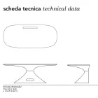 Escritorio Karim Rashid en resina - Smania Viadurini