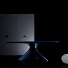 Escritorio Karim Rashid en resina - Smania Viadurini