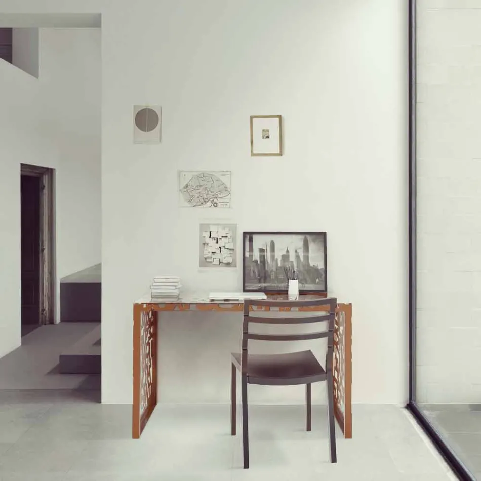 Escritorio Kattedra Letters &quot;Una cascada&quot; 120x65x75 Mabele Viadurini