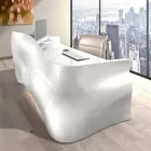 Velo moderno escritorio de oficina, hecho en Italia. Viadurini