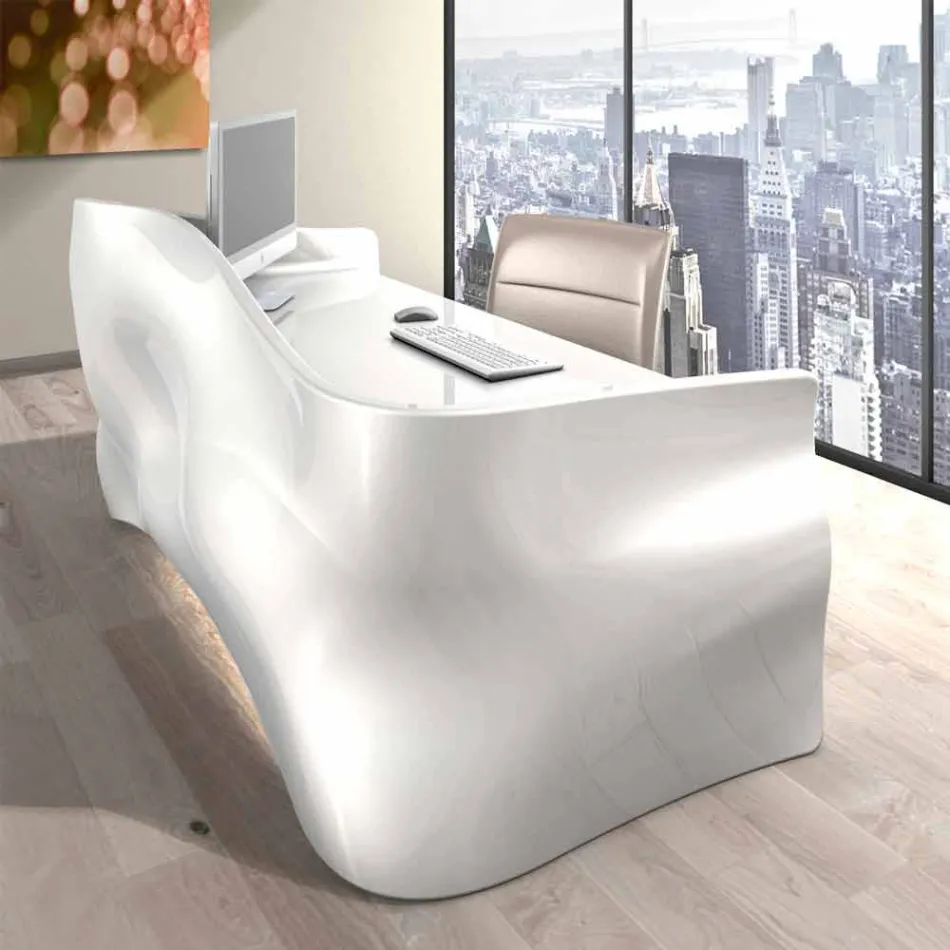 Velo moderno escritorio de oficina, hecho en Italia. Viadurini