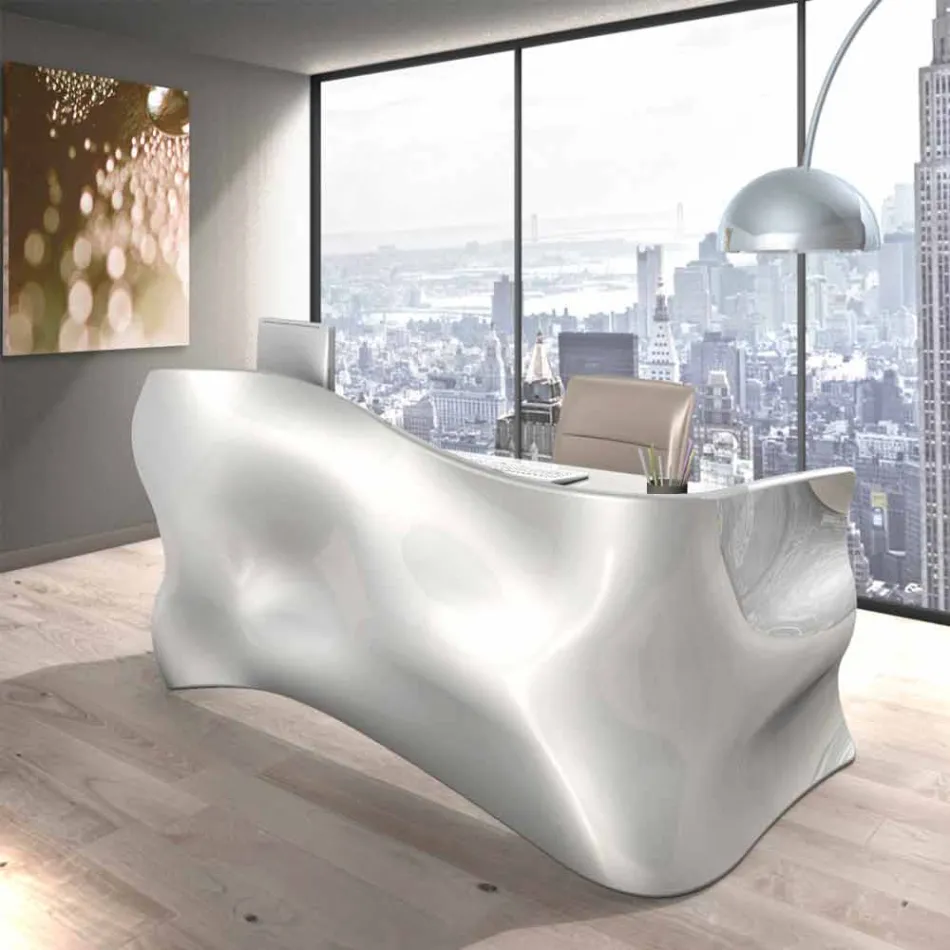 Velo moderno escritorio de oficina, hecho en Italia. Viadurini