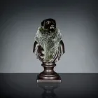 Escultura artesanal de cerámica negra 100% Made in Italy Fabas 2 Viadurini