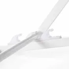 Tumbona de exterior en aluminio con asiento en Textilene, 4 piezas - Kailua Viadurini